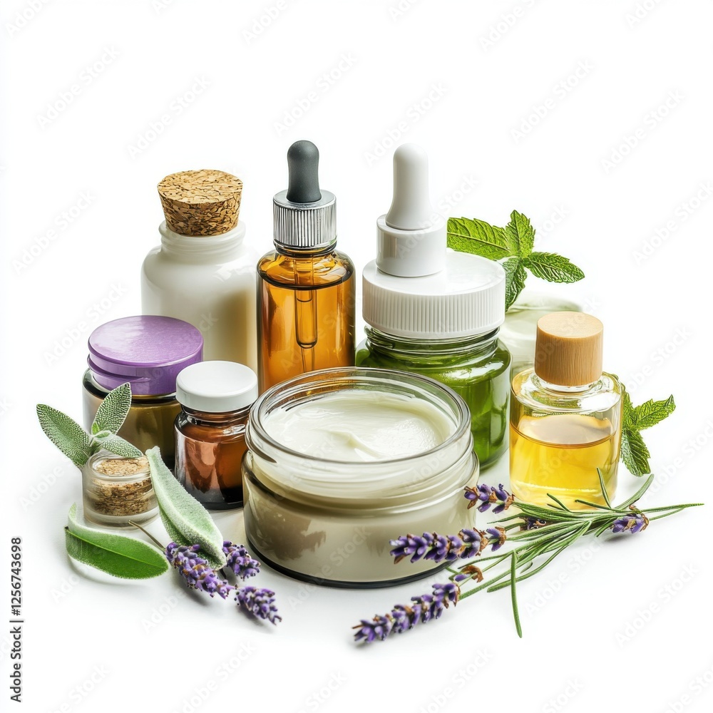 Herbal Skincare Collection Jars Herbal Skincare Collection Jars