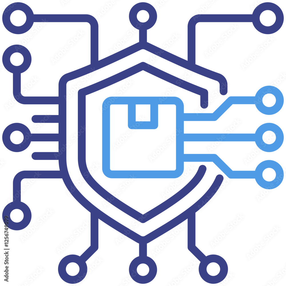 Obraz premium Digital Right Management Icon