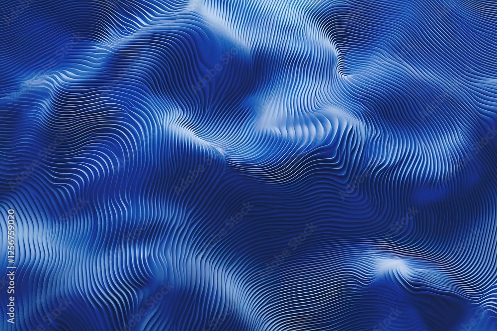 Abstract blue wave pattern layered design Abstract blue wave pattern layered design