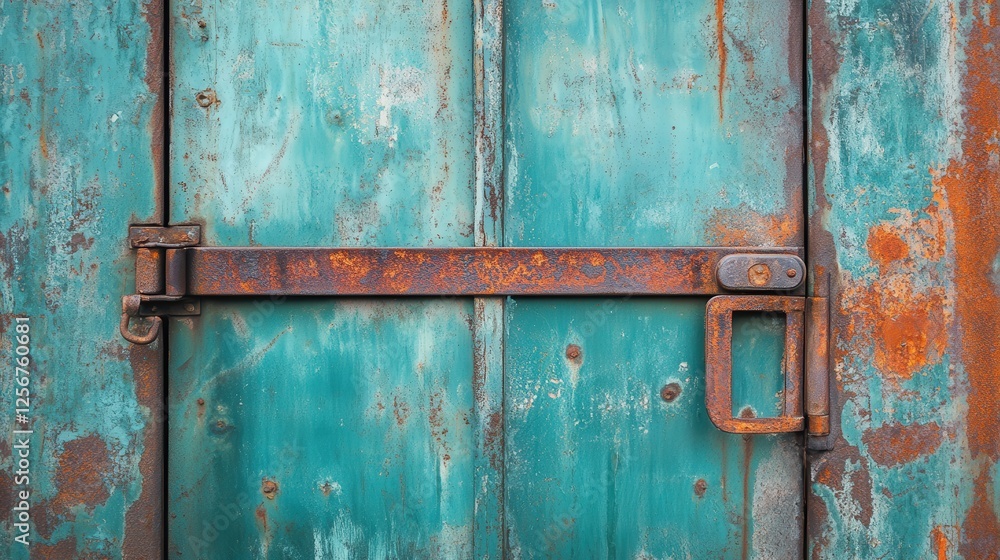 old fire exit door, the metal frame faded and worn, surrounded by the aged atmosphere of the building, creating a sense of passage and history within the structure old fire exit door, the metal frame faded and worn, surrounded by the aged atmosphere of the building, creating a sense of passage and history within the structure
