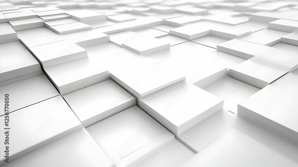 White Cubes Abstract Background White Cubes Abstract Background