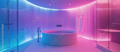 Serene Chromatherapy Spa: Immersive Tub Experience
