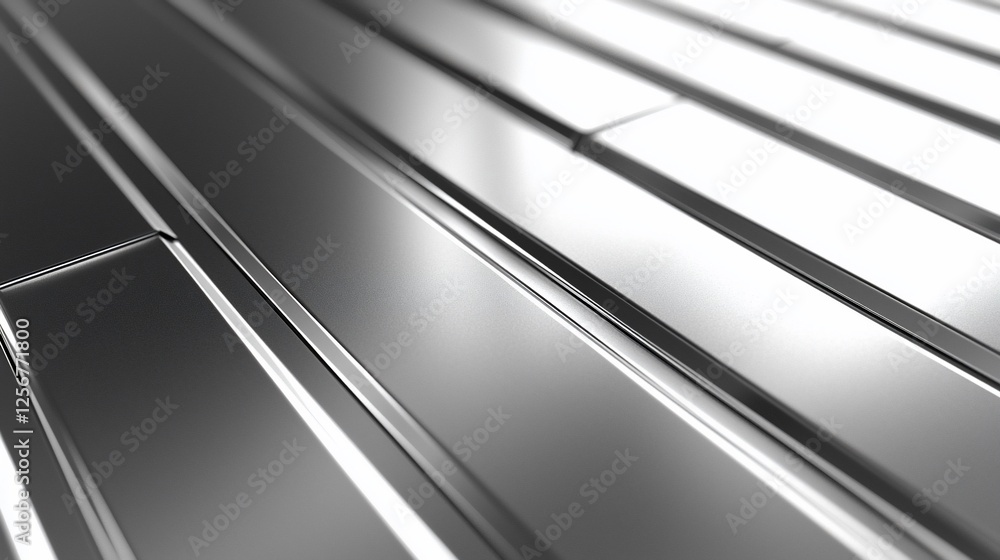 Metallic surface, diagonal lines, reflective background, abstract texture, design Metallic surface, diagonal lines, reflective background, abstract texture, design