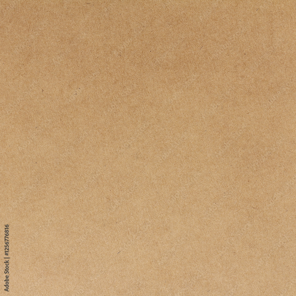 Cardboard sheet texture background, pattern of brown kraft paper with vintage style.