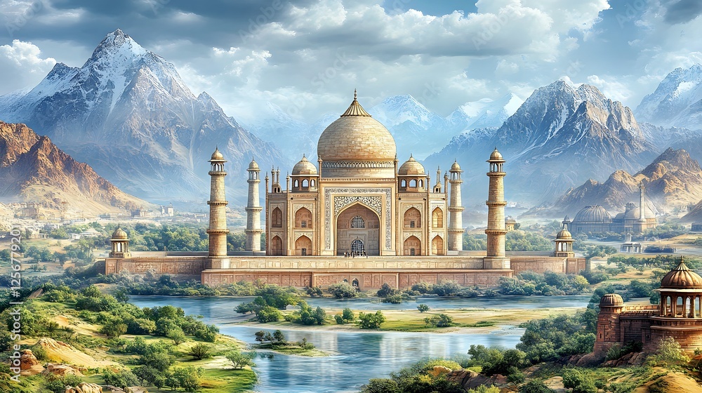 Fototapeta premium view of the cathedral of the sacred heart