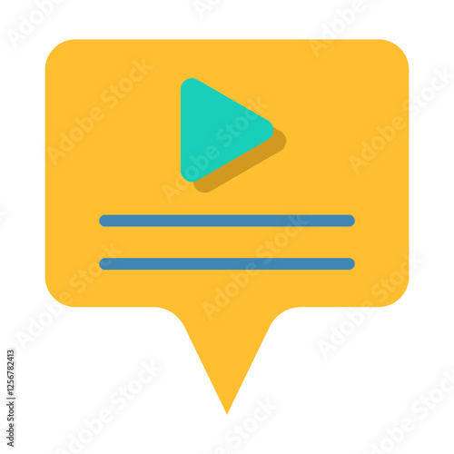 Video Captioning Ai Icon