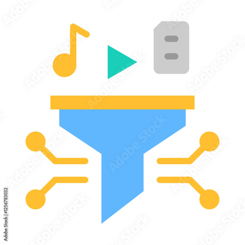 Ai Content Curation Icon