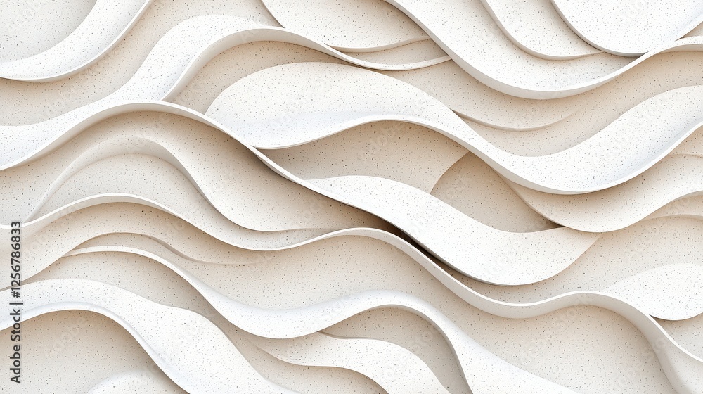 Obraz premium Abstract Wave Pattern Texture on a White Background for Modern Design Projects and Creative Visual Aesthetics