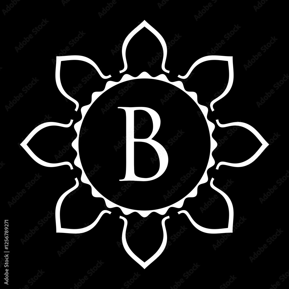 Fototapeta premium om symbol on black background