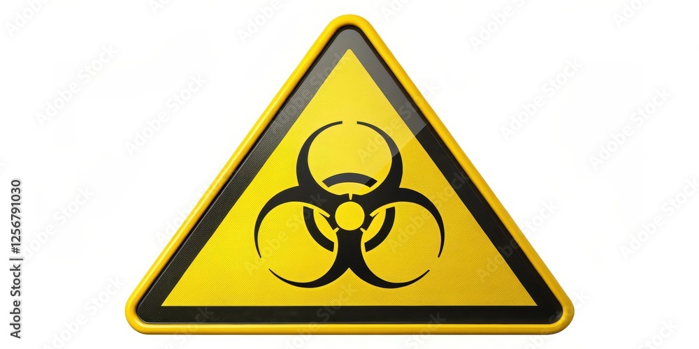 Biohazard Symbol Triangle Warning Sign Biohazard Symbol Triangle Warning Sign