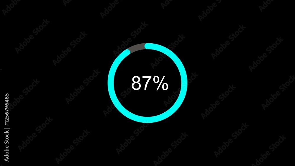 Science Futuristic Loading Circle Ring. Loading illustretion 0-100% in wihte science effect. lightwhite futuristic circle illustretion on black screen. Science Futuristic Loading Circle Ring. Loading illustretion 0-100% in wihte science effect. lightwhite futuristic circle illustretion on black screen.