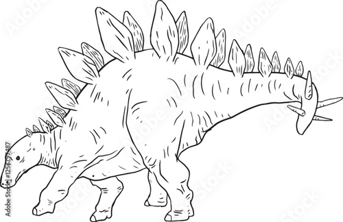 stegosaurus clip art 