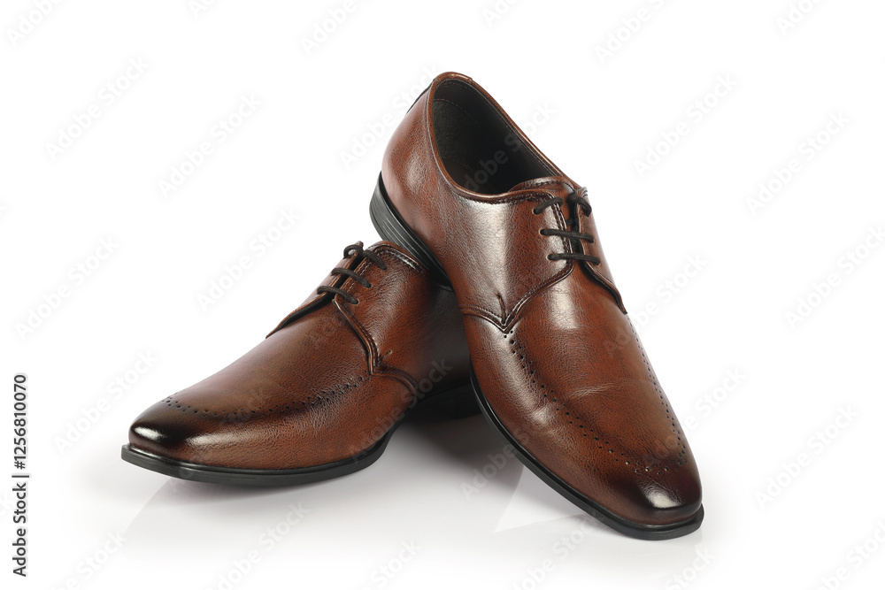 Classic leather formal Shoes isolated on a white background
Classic leather formal Shoes isolated on a white background