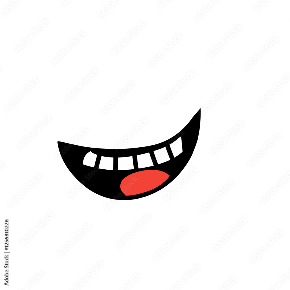 cartoon mouth vector cartoon mouth vector