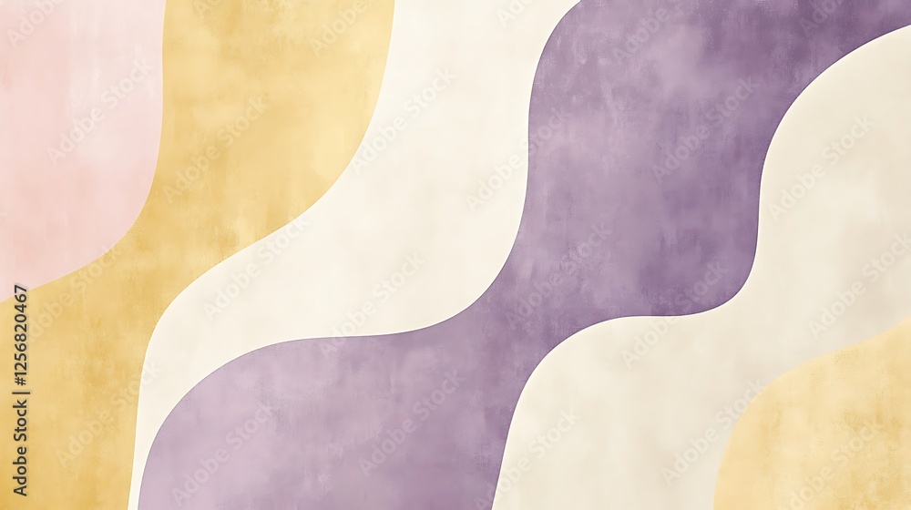Abstract Wave Pattern in Pastel Colors Abstract Wave Pattern in Pastel Colors