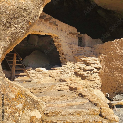 Gila Cliff Dwellings National Monument in New Mexico. photo