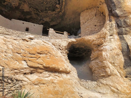 Gila Cliff Dwellings National Monument in New Mexico. photo