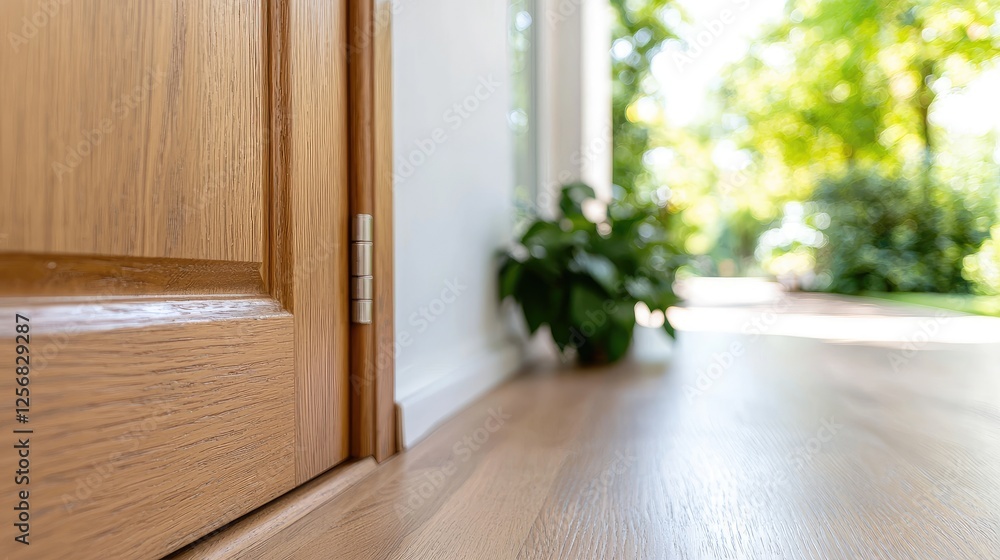 Fototapeta premium Interior Doorway to Sunny Garden
