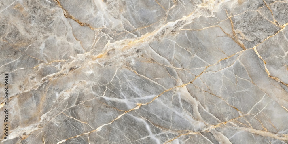 Fototapeta premium Close-up view of grey marble with intricate and delicate structural patterns, showcasing its texture and visual appeal in a unique and artistic way , architecture, structure