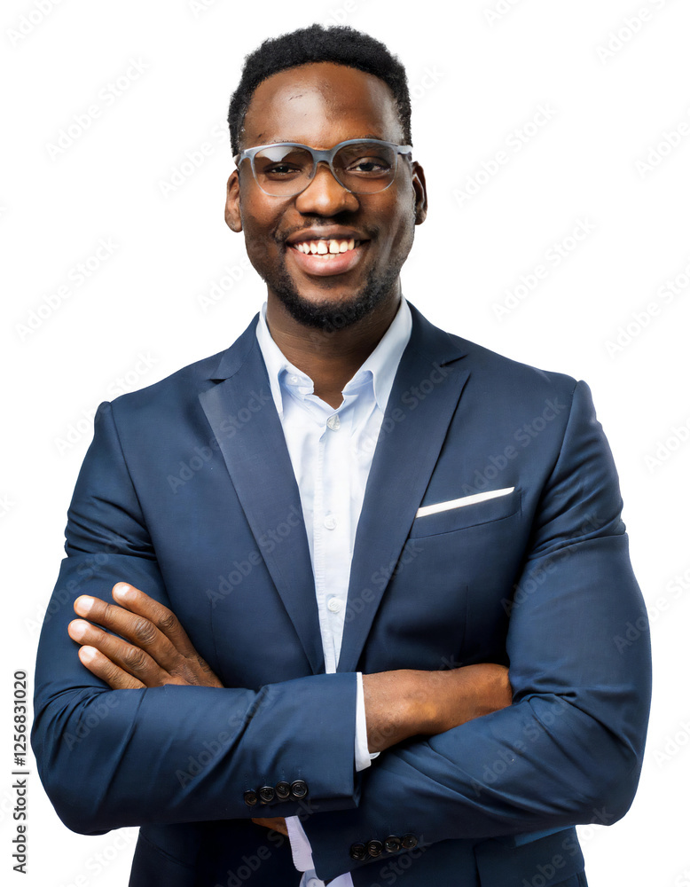 Portrait of only one Man. White Background. Portrait of only one Man. White Background.