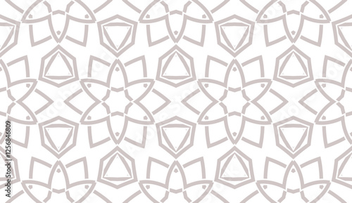 Geometric pattern. Seamless line art design. Vector illustration. For the design, printing, presentations, wallpapers