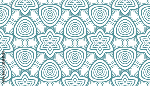 color decorative floral ornament. modern pattern. for interior design, textile, wallpaper. seamless vector illustration