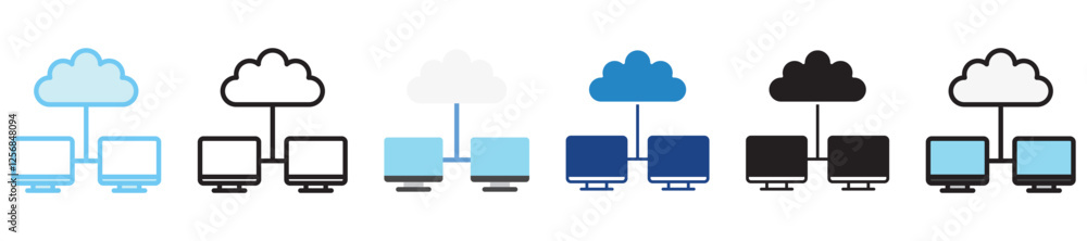 Network multi-style icon, outline, flat, glyph, dual tone, line color. use for UI, UX, app and web development, digital or print. for digital industry, education, technology. Network multi-style icon, outline, flat, glyph, dual tone, line color. use for UI, UX, app and web development, digital or print. for digital industry, education, technology.