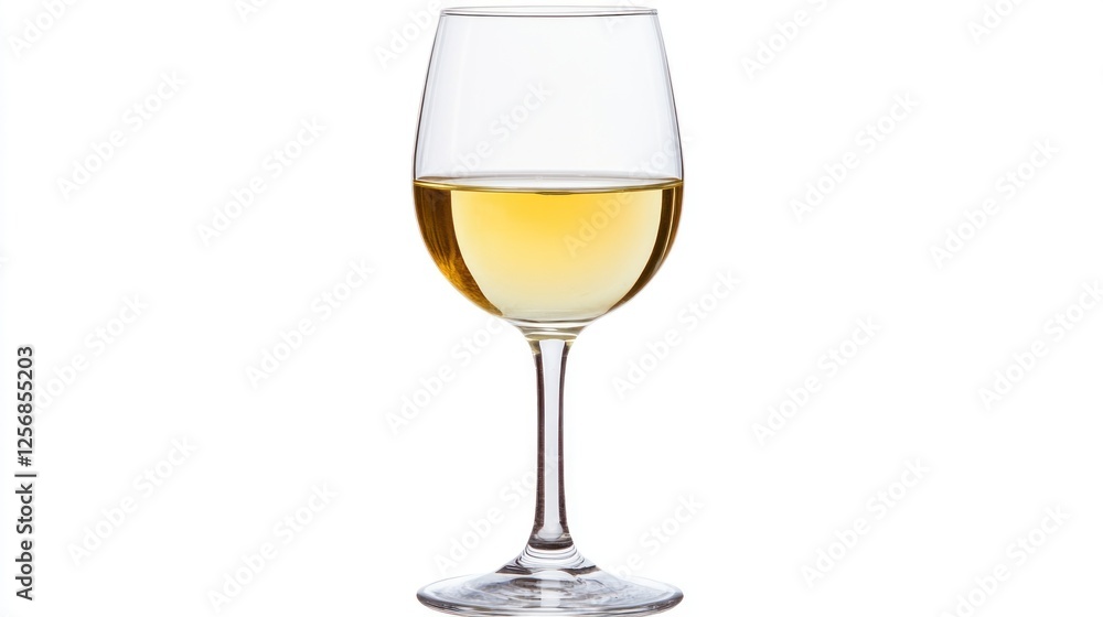 Empty wine glass isolated on white background Empty wine glass isolated on white background
