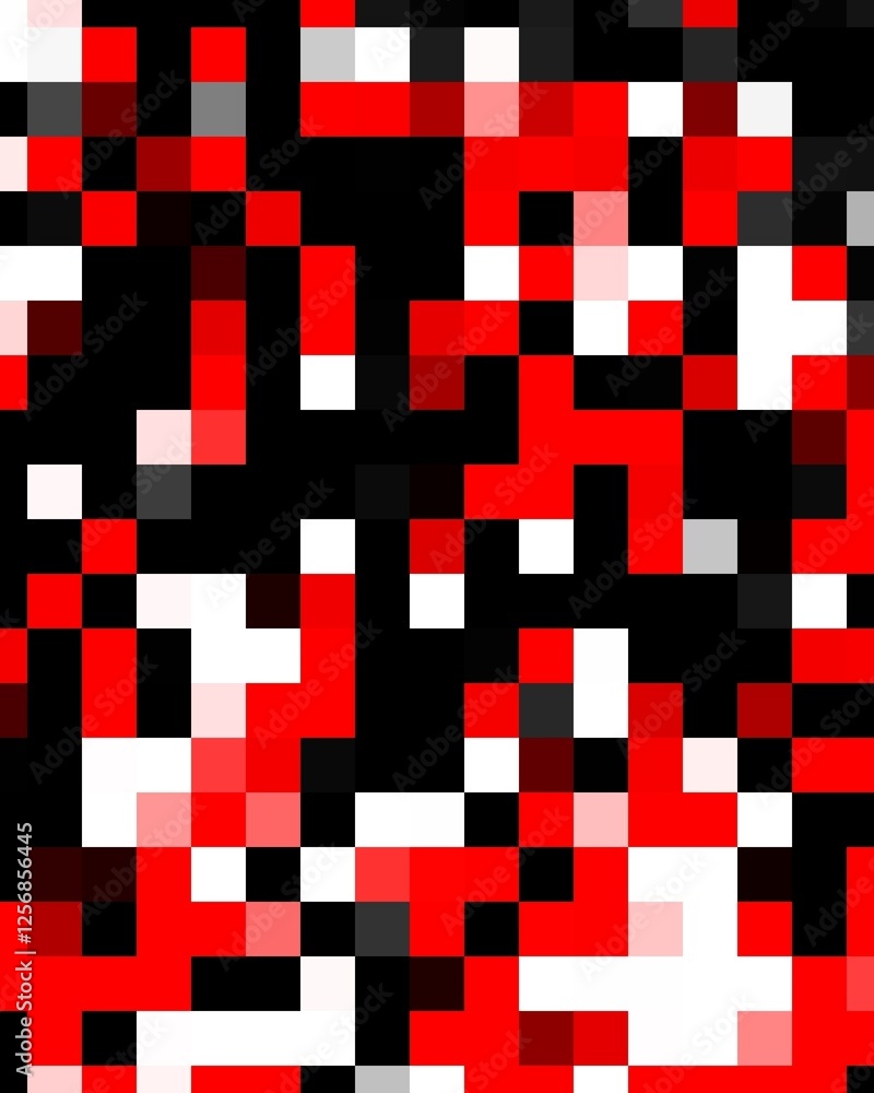 Fototapeta premium red square pattern