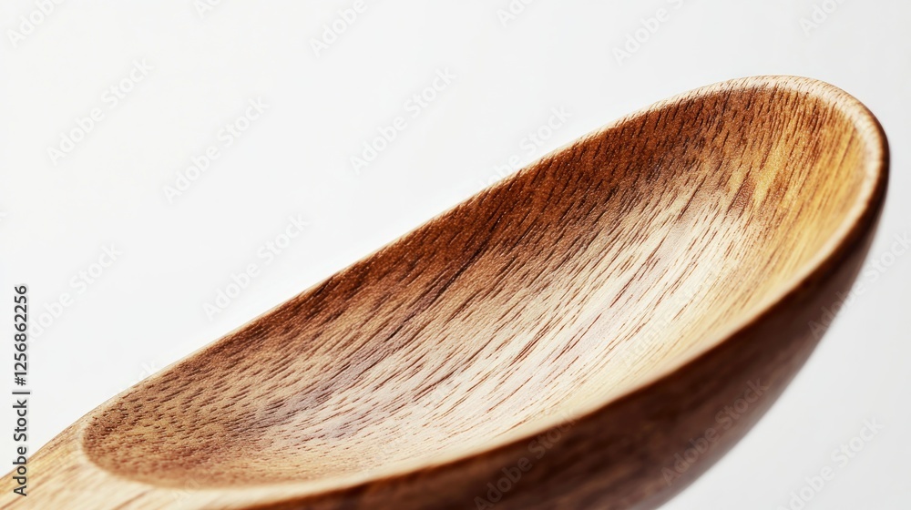 Closeup wooden spoon bowl, smooth texture, simple utensil, kitchen item, food preparation, cooking Closeup wooden spoon bowl, smooth texture, simple utensil, kitchen item, food preparation, cooking