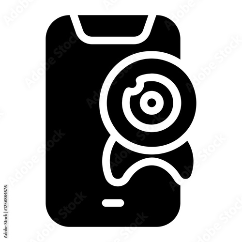 web cam Solid icon