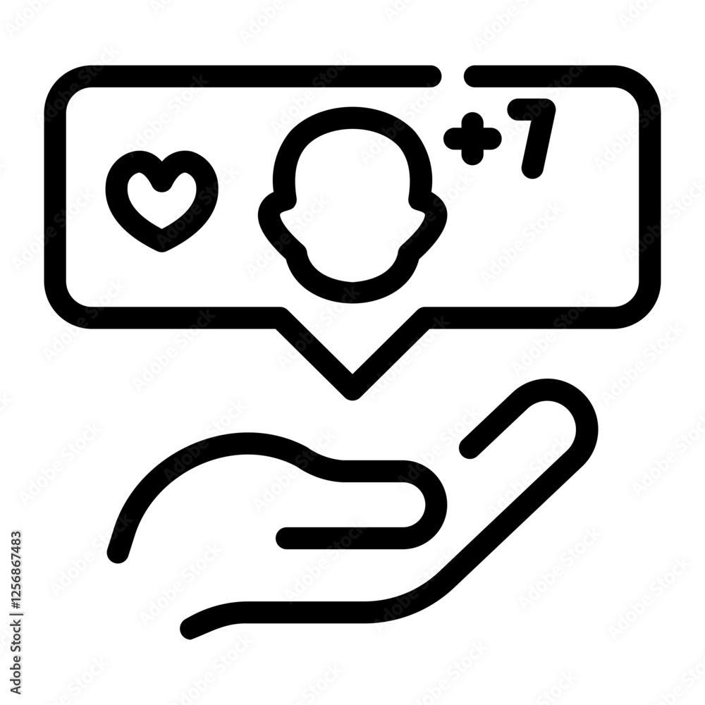 follower Line Icon follower Line Icon