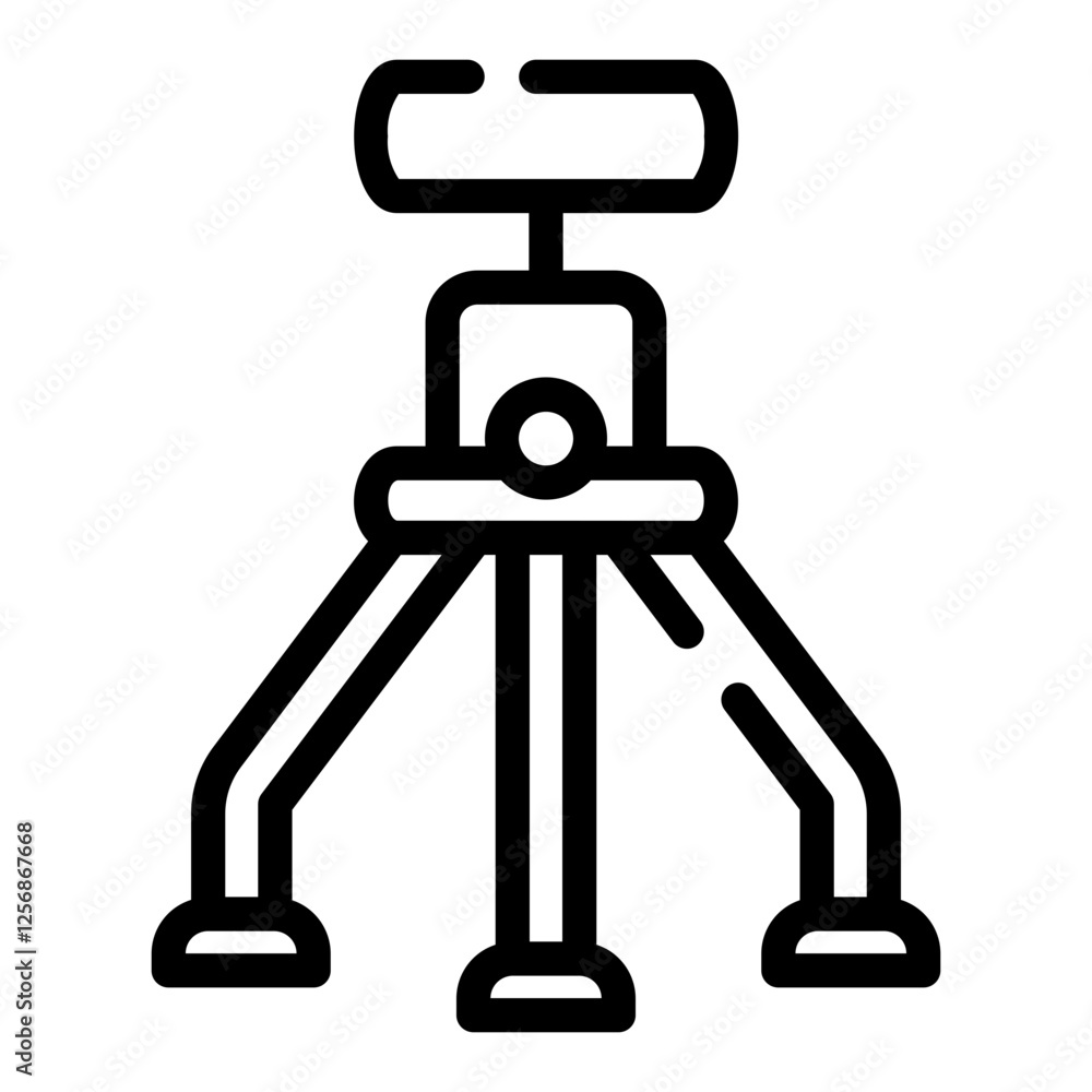 tripod Line Icon tripod Line Icon