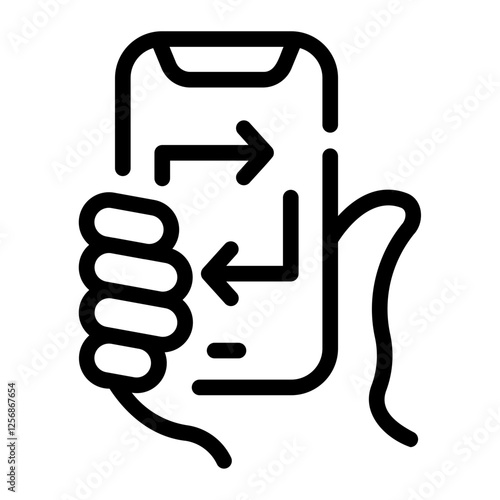 repost Line Icon