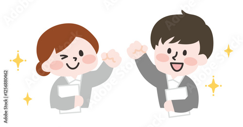 家庭教師の女性と男性 