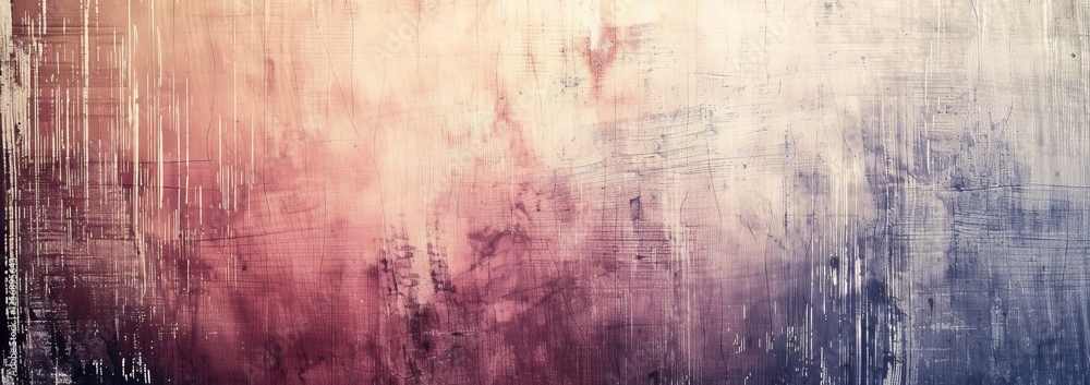 Fototapeta premium Abstract Background With A Textured And Weathered Surface, Blending Pink, Beige And Blue Tones For A Unique And Eye-Catching Design.