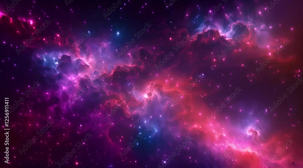 A dazzling tapestry of swirling, colorful gases in deep space A dazzling tapestry of swirling, colorful gases in deep space