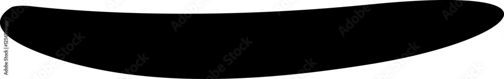 Smile Shape in Black Silhouette Illustration Vector Smile Shape in Black Silhouette Illustration Vector