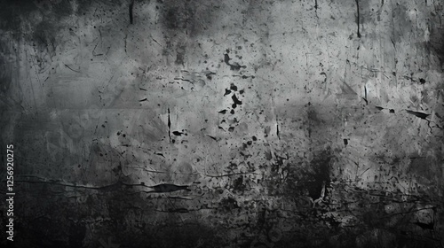 Black scratched grunge background, old film effect 
