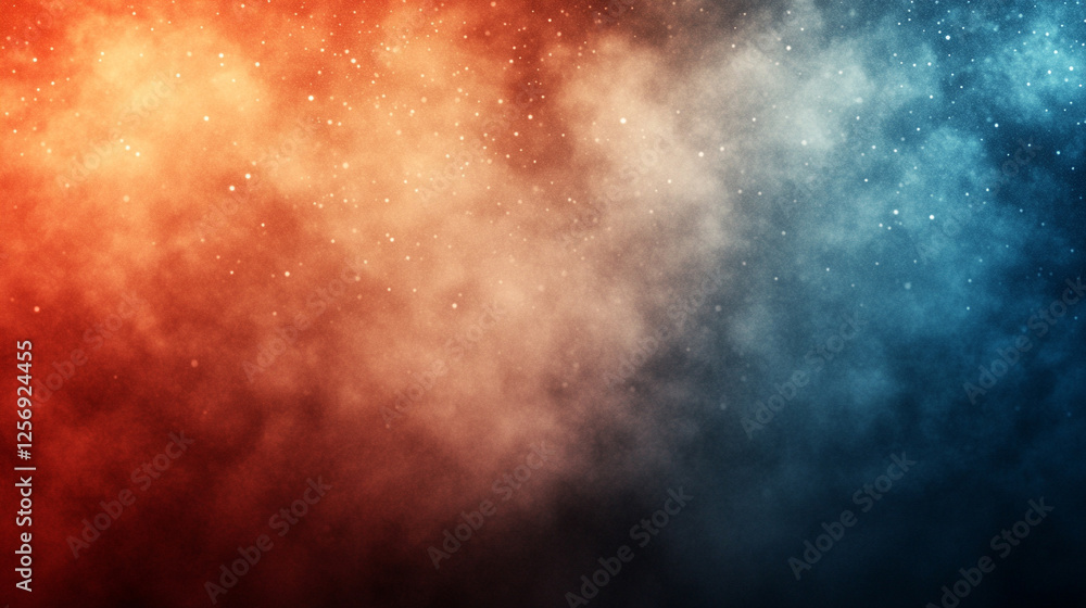 Fototapeta premium cyberpunk neon gaming background in red and blue hues, symbolizing technology, chaos, and modern digital themes with blurred dynamic lines and space for captioning