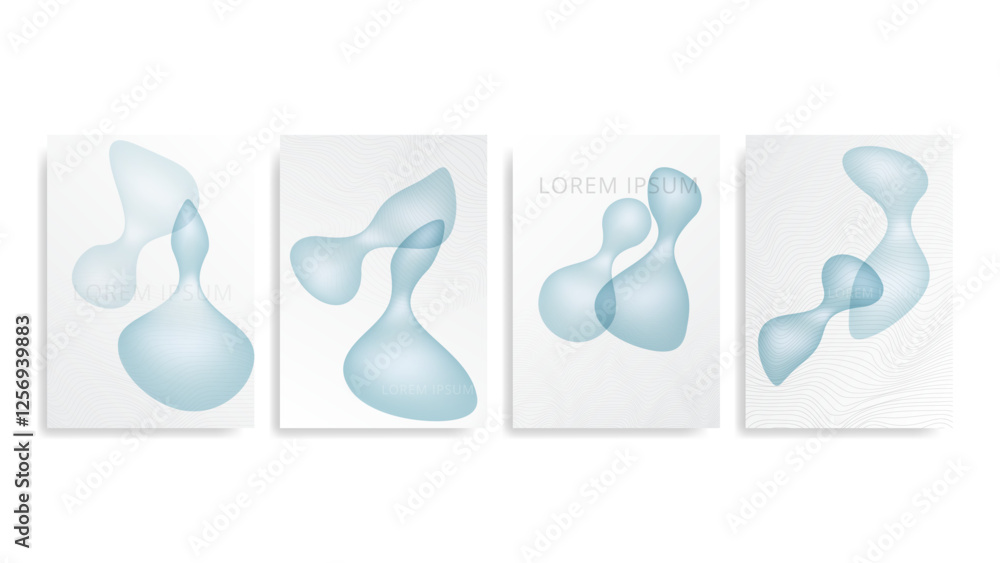 Abstract Liquid Blob Vector Set Templates Abstract Liquid Blob Vector Set Templates