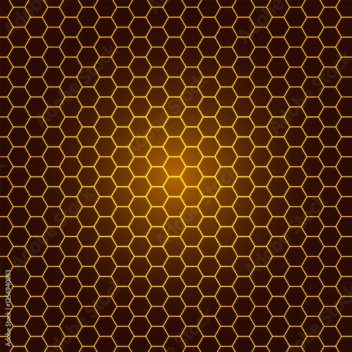 Honey Comb Glow Vector Background [Converted] [Converted]