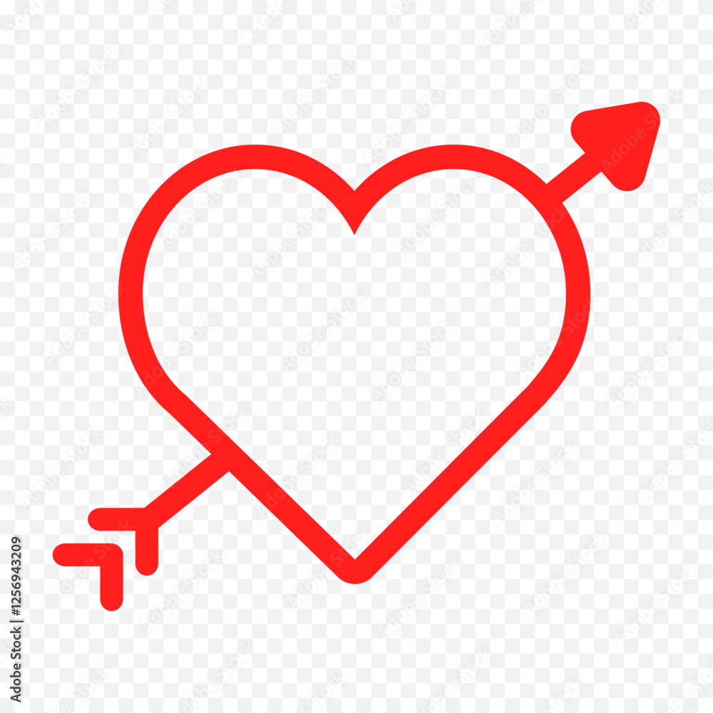 Doodle hand drawn heart drawing on white background Doodle hand drawn heart drawing on white background