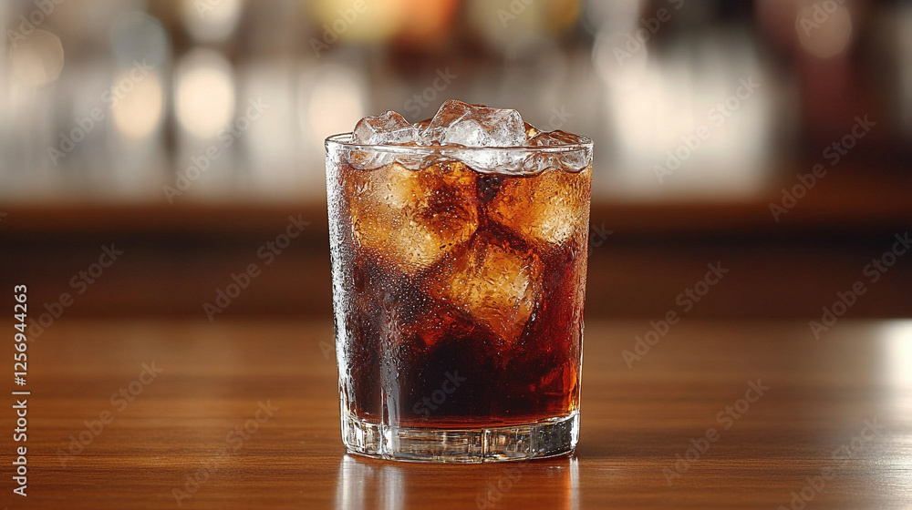 A top view of cola with ice cubes in a glass, set on a plain background. The modern, bright tones and blurred backdrop evoke a sense of calm, offering an empty space for interpretation and symbolism.
A top view of cola with ice cubes in a glass, set on a plain background. The modern, bright tones and blurred backdrop evoke a sense of calm, offering an empty space for interpretation and symbolism.