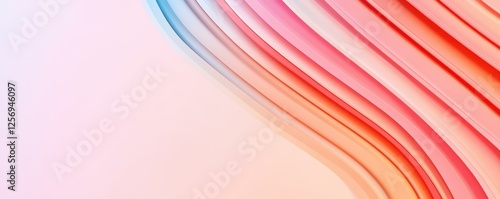 Soft Abstract Gradient Flowing Shapes Background Image