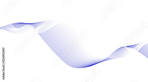 Modern abstract glowing wave background. Colorful smooth element swoosh speed wave modern stream transparent background.