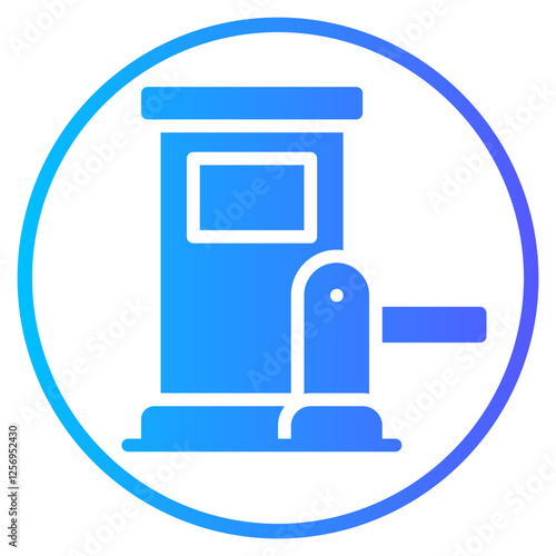 toll road gradient icon