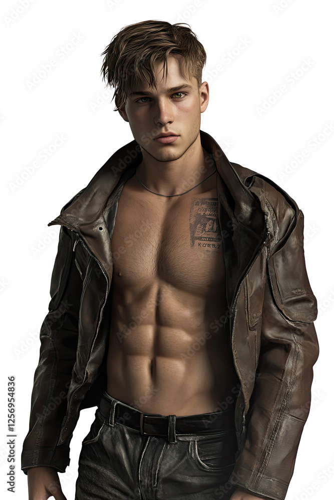 Tempting Fantasy Portrait of a Young Handsome Man – Fictional Character Tempting Fantasy Portrait of a Young Handsome Man – Fictional Character