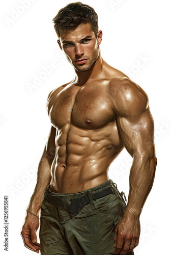 Tempting Fantasy Portrait of a Young Handsome Man – Fictional Character