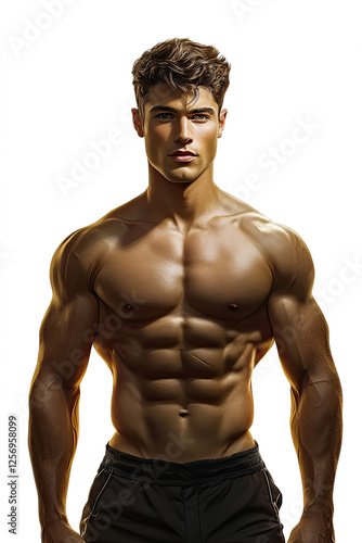 Tempting Fantasy Portrait of a Young Handsome Man – Fictional Character